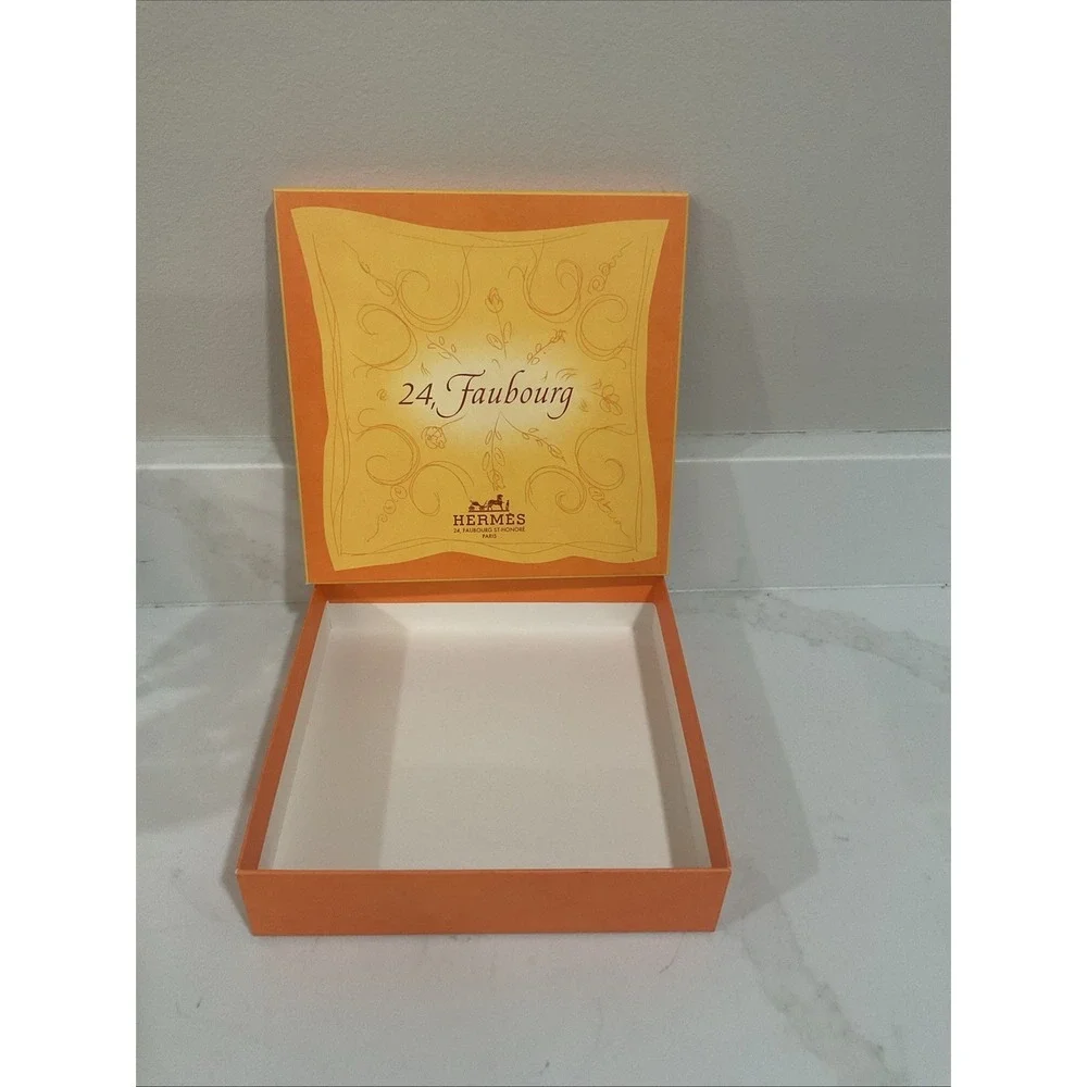 Hermes Boxes Lot Including 24, Faubourg Box & Un Jardin Sur Le Nil Empty Bottle